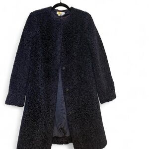 Boden Women's Navy Teddy Coat